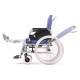 Wózek inwalidzko-toaletowy z pojemnikiem sanitarnym